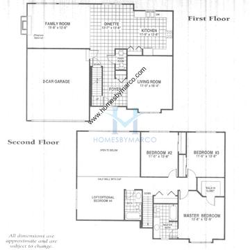 Photos of the Hickory model in the Kylyns Crossing subdivision in Yorkville, IL