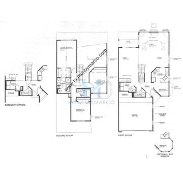 Photos of the Ermitage model in the Frenchmans Cove subdivision in Arlington Heights, IL