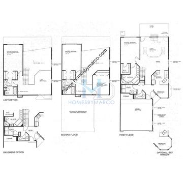 Photos of the Elan model in the Frenchmans Cove subdivision in Arlington Heights, IL