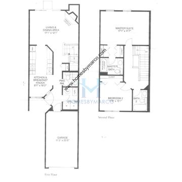 Photos of the Smithfield model in the The Fields subdivision in Naperville, IL