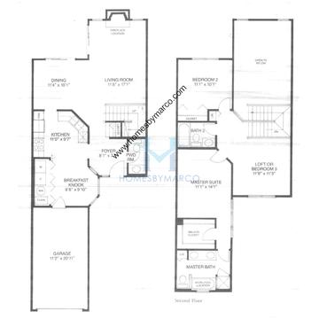 Photos of the Lancaster model in the The Fields subdivision in Naperville, IL