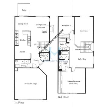 Photos of the Aster model in the Mission Oaks subdivision in Naperville, IL