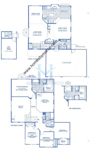 Photos of the Hawthorn model in the Wildflower subdivision in Naperville, IL