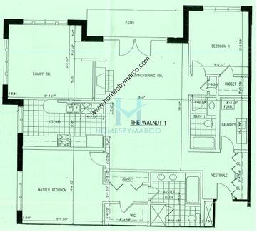 Photos of the Walnut model in the Park Point subdivision in Wheeling, IL