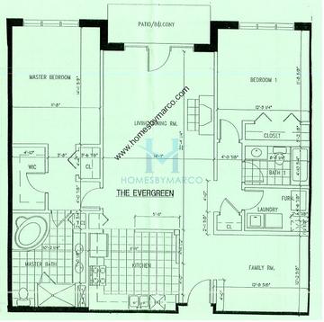 Photos of the Evergreen model in the Park Point subdivision in Wheeling, IL
