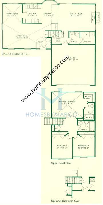 Photos of the Birch II model in the Timber Oaks subdivision in North Aurora, IL