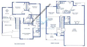 Photos of the Belfour model in the Fields of Geneva subdivision in Geneva, IL