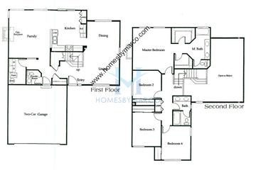 Photos of the Jonathan model in the Cider Creek subdivision in Bolingbrook, IL