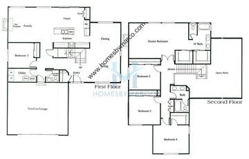 Photos of the Goldenrod model in the Cider Creek subdivision in Bolingbrook, IL