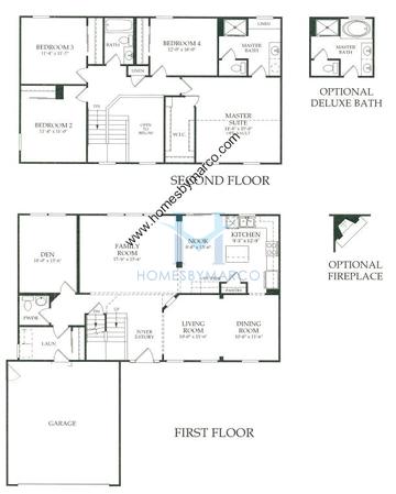 Photos of the Dorchester model in the Auburn Lakes subdivision in Plainfield, IL