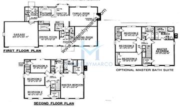 Photos of the Williamsburg model in the Heritage Creek subdivision in Bolingbrook, IL