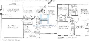 Photos of the Montreal model in the Randall Square subdivision in Geneva, IL