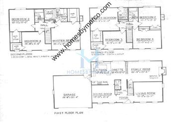 Photos of the Canterbury model in the Randall Square subdivision in Geneva, IL