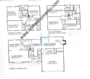 Photos of the Brookwood model in the Randall Square subdivision in Geneva, IL
