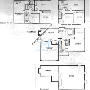 Photos of the Ascot model in the Cherry Park subdivision in Batavia, IL