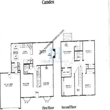 Photos of the Camden model in the Cherry Park subdivision in Batavia, IL