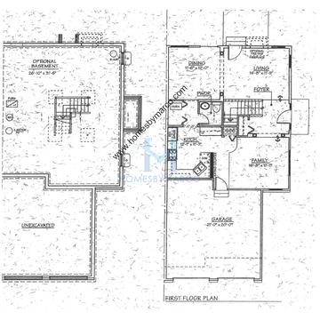 Photos of the Exeter model in the Wicklow Village subdivision in Lake Zurich, IL