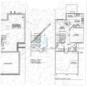 Photos of the Abington model in the Wicklow Village subdivision in Lake Zurich, IL