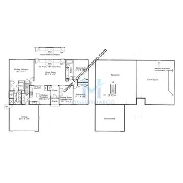 Photos of the Bridlewood II model in the Century Farms subdivision in Naperville, IL