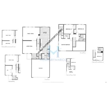 Photos of the Park model in the Ogden Falls subdivision in Oswego, IL