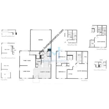 Photos of the Brookview model in the Ogden Falls subdivision in Oswego, IL