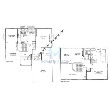 Photos of the Raintree model in the Arbor Gate subdivision in Oswego, IL