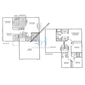 Photos of the Hyacinth model in the Arbor Gate subdivision in Oswego, IL