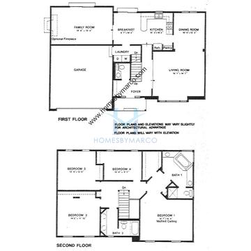 Photos of the Americana model in the Millers Grove subdivision in Lake Zurich, IL