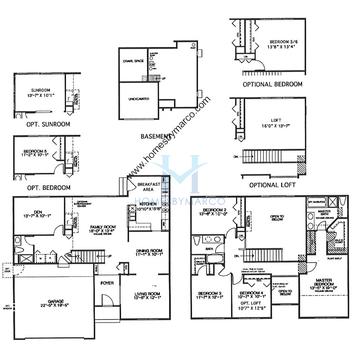 Photos of the Greenbriar model in the Haryan Farm subdivision in Grayslake, IL