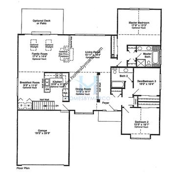 Chadwick model in Hunters Ridge, Grayslake, IL, built by James Company