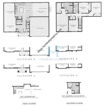 Photos of the Bowen House model in the Deer Point Trails subdivision in Hainesville, IL