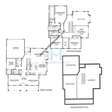 Photos of the Chadwick model in the The Glen subdivision in Glenview, IL
