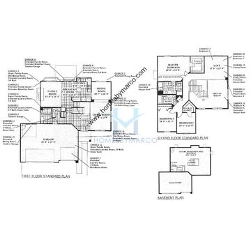 Photos of the Talbot model in the Oakwood subdivision in Grayslake, IL