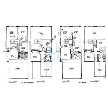 Photos of the Aspen model in the Canterbury Estates subdivision in Grayslake, IL