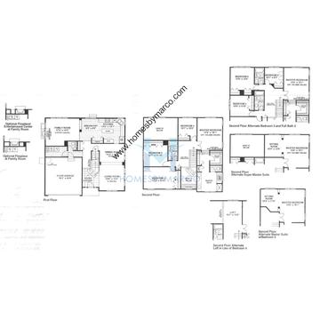 Photos of the Rosewood model in the Natures Ridge subdivision in Lindenhurst, IL