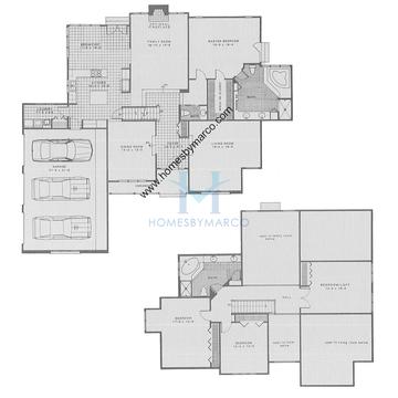 Photos of the Hanley model in the Mill Creek Crossing subdivision in Gurnee, IL