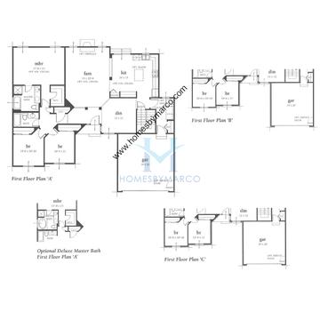Photos of the Bardwell model in the Cedar Crossing subdivision in Lake Villa, IL
