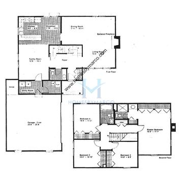 Photos of the Eton model in the Crossings subdivision in Buffalo Grove, IL