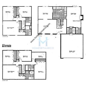 Photos of the Devonshire model in the Crossings subdivision in Buffalo Grove, IL