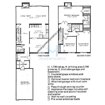 Photos of the Oakwood model in the Crossings subdivision in Buffalo Grove, IL