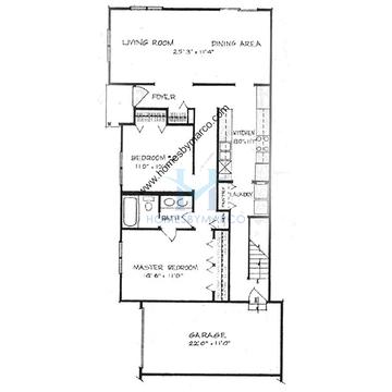 Photos of the Brookside model in the Crossings subdivision in Buffalo Grove, IL