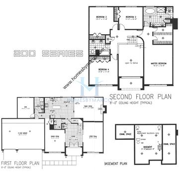 Photos of the 208 Manor model in the Gurnee Glen subdivision in Gurnee, IL
