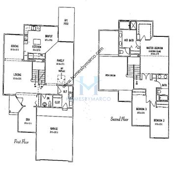 Photos of the Glen model in the Sanctuary subdivision in Lake Bluff, IL