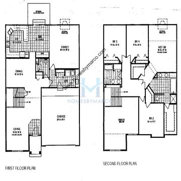 Photos of the Savannah model in the Sanctuary subdivision in Lake Bluff, IL