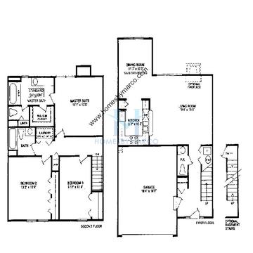 Photos of the Bordeaux model in the Cherbourg subdivision in Buffalo Grove, IL