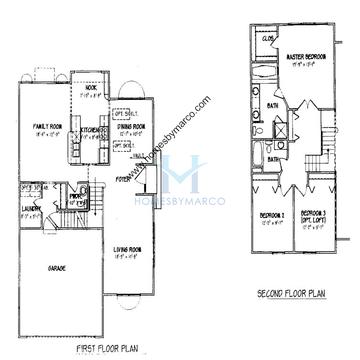 Photos of the Maison model in the Cherbourg subdivision in Buffalo Grove, IL