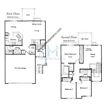 Photos of the Cypress model in the Tenerife subdivision in Buffalo Grove, IL