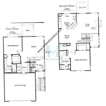 Photos of the Capri II model in the Tenerife subdivision in Buffalo Grove, IL