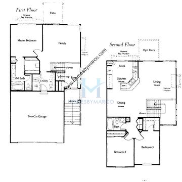 Photos of the Capri I model in the Tenerife subdivision in Buffalo Grove, IL