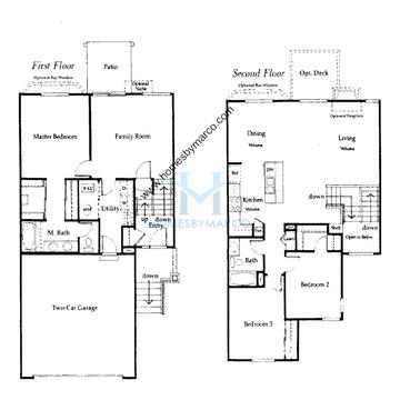Photos of the Messina model in the Tenerife subdivision in Buffalo Grove, IL